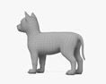 シベリアン ハスキーの子犬 3Dモデル
