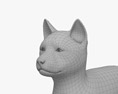 시베리안 허스키 강아지 3D 모델 