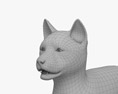 Sibirischer Husky-Welpe 3D-Modell