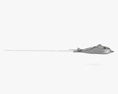 雪花鴨嘴燕魟 3D模型