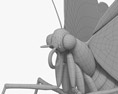 ニシキオオツバメガ 3Dモデル