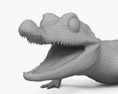 Детеныш крокодила 3D модель