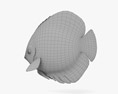 Pesce Disco Modello 3D