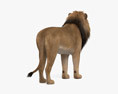 咆哮的狮子 3D模型