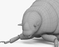 コロラドハムシの幼虫 3Dモデル