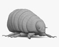 Larva del escarabajo de la patata de Colorado Modelo 3D