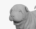 沙皮犬幼犬 3D模型