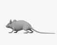 Ratón gris Modelo 3D