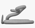 Klapperschlange 3D-Modell