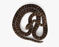 Гремучая змея 3D модель