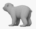 Bebé oso polar Modelo 3D