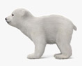 아기 북극곰 3D 모델 