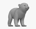Polar Bear Baby 3d model