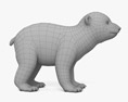 Bebé oso polar Modelo 3D