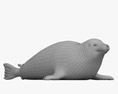 Тюлень 3D модель