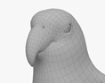 費沙氏情侶鸚鵡 3D模型