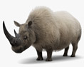 Rinoceronte-lanudo Modelo 3d