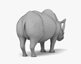 披毛犀 3D模型