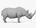 털코뿔소 3D 모델 
