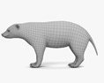 貂熊 3D模型