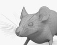 Ratón negro Modelo 3D
