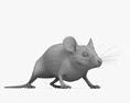 Чорна миша 3D модель