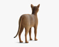 Абісинська кішка 3D модель