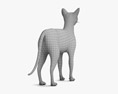 Абісинська кішка 3D модель