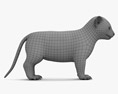Дитинча ягуара 3D модель
