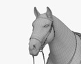 Оседланная лошадь 3D модель