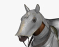 鎧を着た馬 3Dモデル
