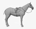 Скаковий кінь 3D модель