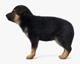 German Shepherd Puppy Modelo 3D