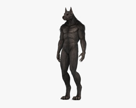 Werwolf 3D-Modell