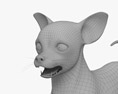 Weiße Chihuahua 3D-Modell