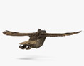 Eurasian Eagle-Owl Flying 3D模型