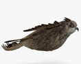 Eurasian Eagle-Owl Flying 3d model