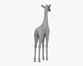 Filhote de girafa Modelo 3d