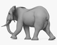 Laufender Afrikanischer Elefant 3D-Modell