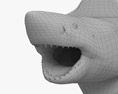 상어 머리 3D 모델 