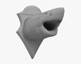 Cabeça de tubarão Modelo 3d