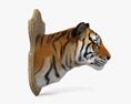 虎の頭 3Dモデル