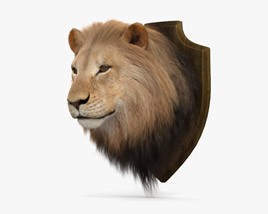 Lion Head Modelo 3d