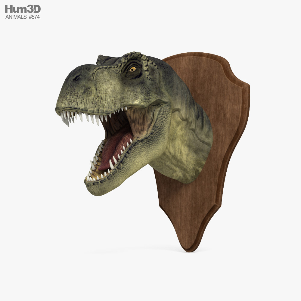 T-Rex-Kopf 3D-Modell