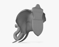 Tête d'éléphant Modèle 3d