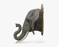 Testa di elefante Modello 3D