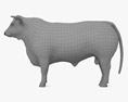 Charolais Cattle Bull 3d model