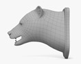 Cabeça de urso Modelo 3d