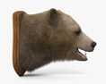 곰 머리 3D 모델 