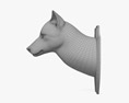 Testa di lupo Modello 3D